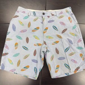 Dockers Surfboard Print Shorts Casual Summer‎ Beach Vacation Mens Size 34 Levi's